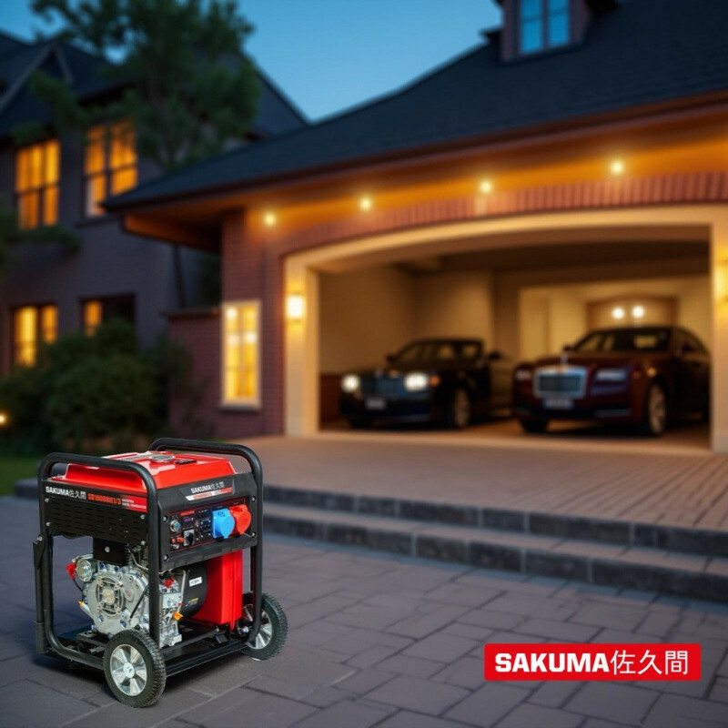 Инверторный дизельный генератор SAKUMA SD10000iE1/3  220В / З80В - Изображение 8