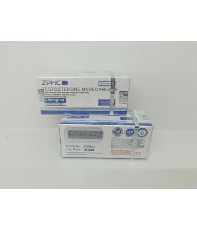 Тестостерон Testosterone Undecanoate 10 ml 250 mg/1ml ZPHC - Зображення 1