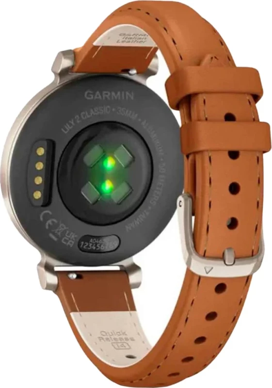 Garmin Lily 2 Classic Cream Gold with Tan Leather Band (010-02839-02/60) - Изображение 5