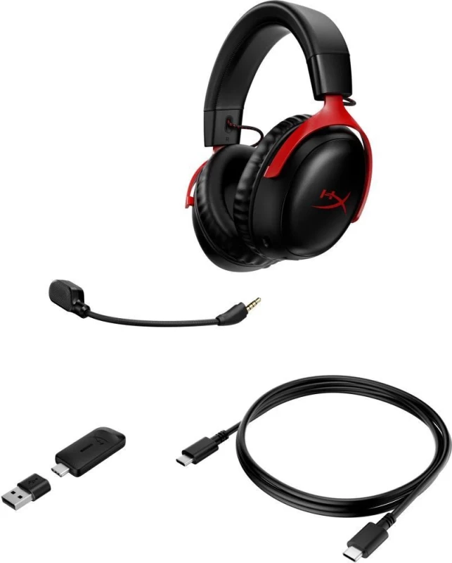 HyperX Cloud III Wireless Black/Red (77Z46AA) (EU) - Изображение 6