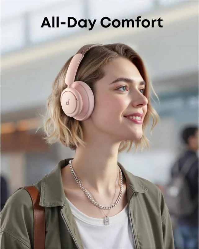 Наушники с микрофоном Anker SoundCore Life Q30 v2 Sakura Pink (A3028353) - Изображение 5
