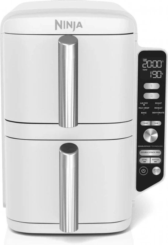 Мультипечь NINJA Double Stack XL 2-Level Air Fryer 9.5L (SL400EUWH) - Изображение 1