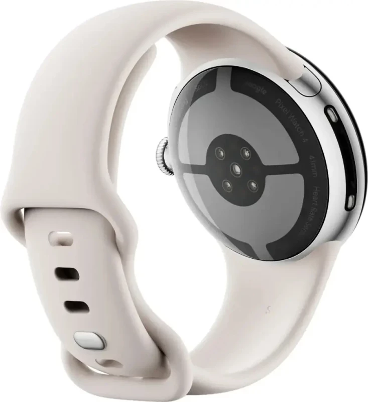 Смарт-часы Google Pixel Watch 4 41mm Wi-Fi Polished Silver Aluminum case / Porcelain Active Band - Зображення 3