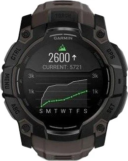 Смарт-часы Garmin Instinct 3 50mm AMOLED Black with Charcoal Band (010-03020-00) - Зображення 2