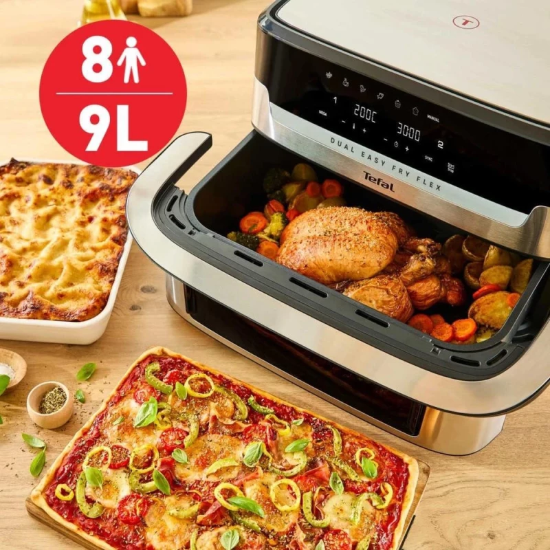 Мультипечь Tefal Dual Easy Fry Flex EY922DE0 - Изображение 6