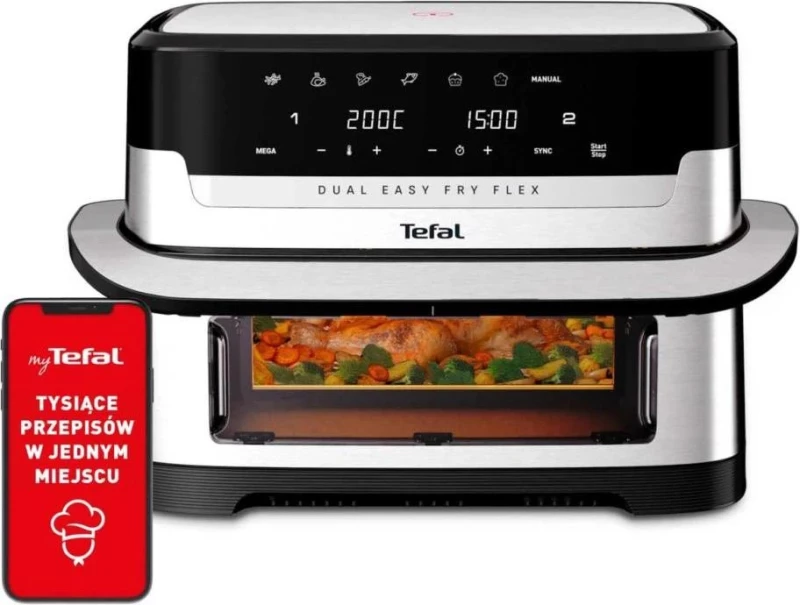 Мультипечь Tefal Dual Easy Fry Flex EY922DE0