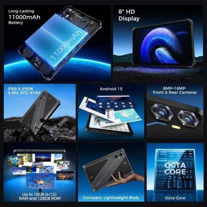 Oukitel Pad RT3 Plus 4/128GB Blue - Зображення 2