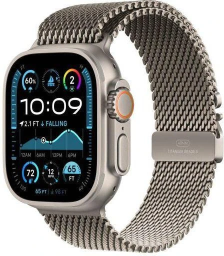Apple Milanese Loop Natural Titanium для Watch 44/45/46/49mm Large (MXKE3) - Изображение 1
