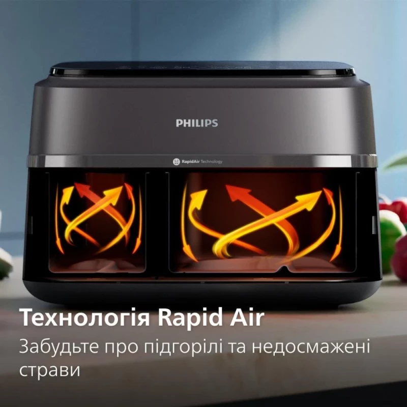 Мультипечь Philips Dual Airfryer 3000 Series NA351/00 - Изображение 3