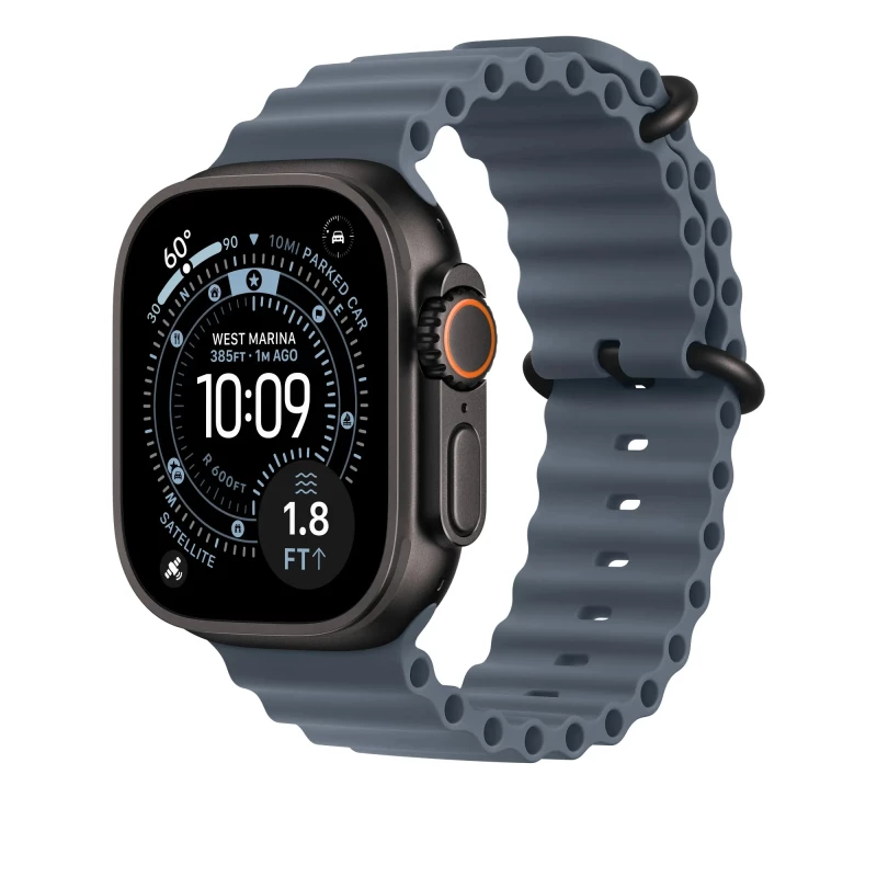 Apple Anchor Blue Ocean Band - Black Titanium Finish для Apple Watch 44/45/46/49mm (MGCJ4) - Изображение 1