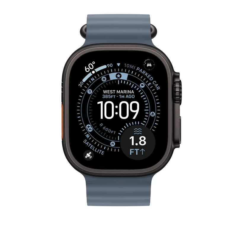 Apple Anchor Blue Ocean Band - Black Titanium Finish для Apple Watch 44/45/46/49mm (MGCJ4) - Изображение 2