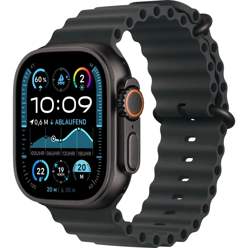 Apple Ocean Band Black - Black Titanium Finish для Apple Watch 44/45/46/49mm (MYPD3) - Изображение 2