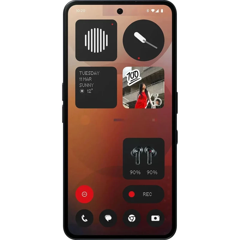 Nothing Phone (3a) 12/256GB Black - Изображение 1