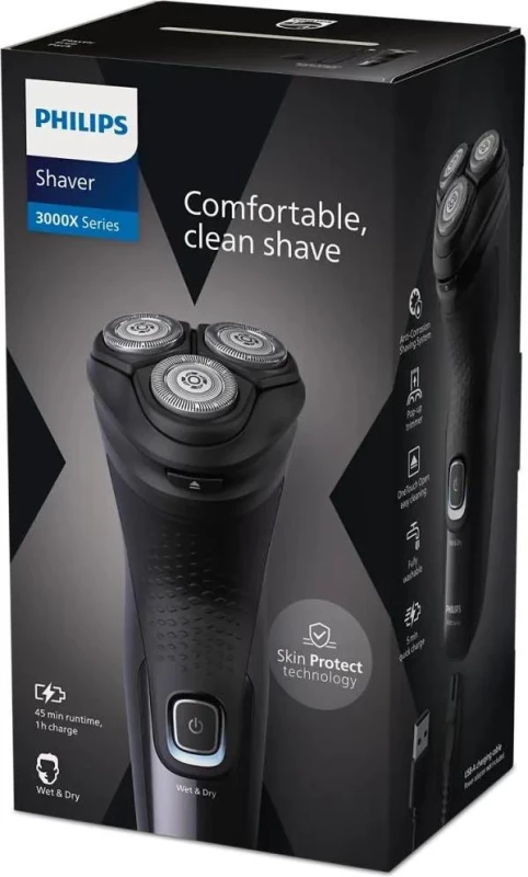 Philips Shaver Series 3000X X3051/00 Black - Изображение 2