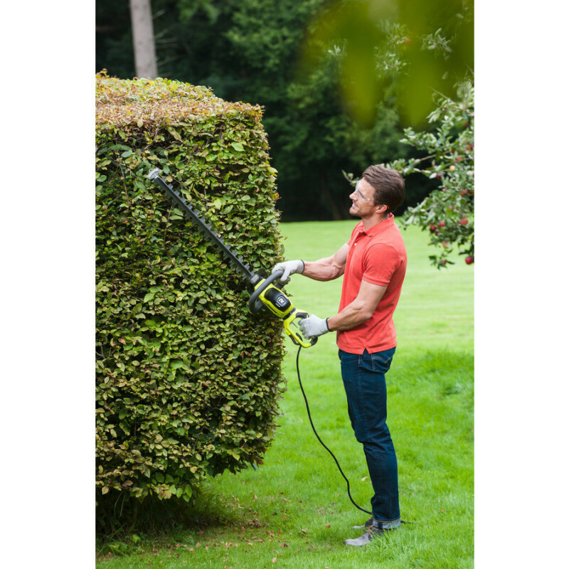 Электрический кусторез RYOBI RHT6160RS 600Вт лезвия 60см шаг среза 28мм - Зображення 2