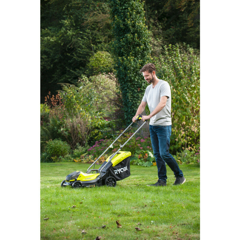 Аккумуляторная газонокосилка RYOBI OLM1833B ONE+18V  ширина скашивания 33 см - Изображение 8