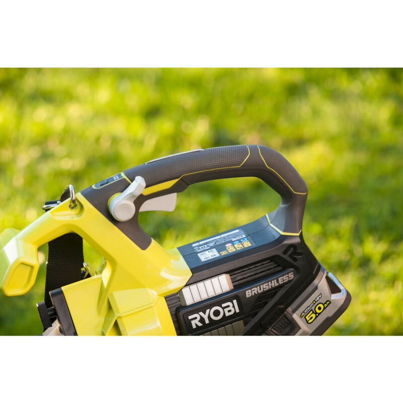 Аккумуляторный бесщеточный садовый пылесос-воздуходувка RYOBI OBV18 ONE+ 18v - Изображение 7