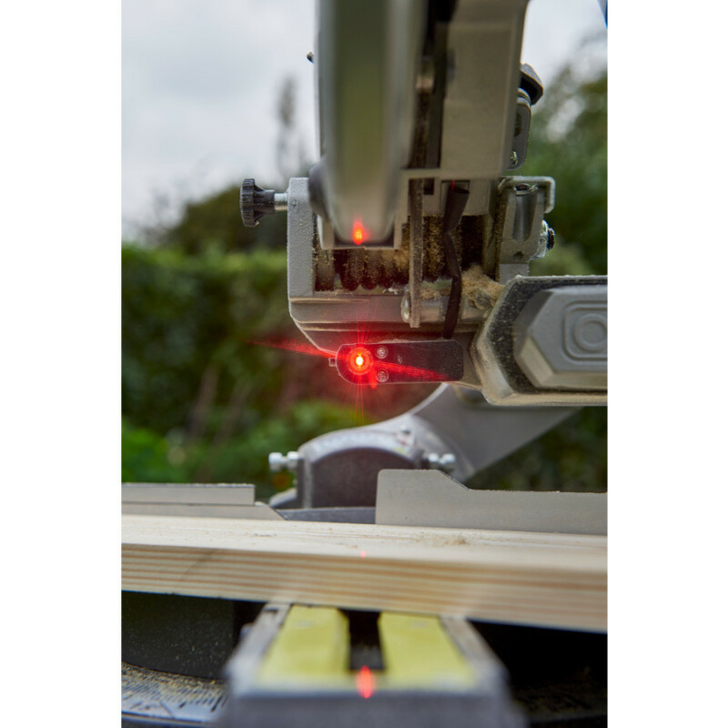 Аккумуляторная торцовочая пила с протяжкой RYOBI R18MS216-0 ONE+ 18V - Зображення 8