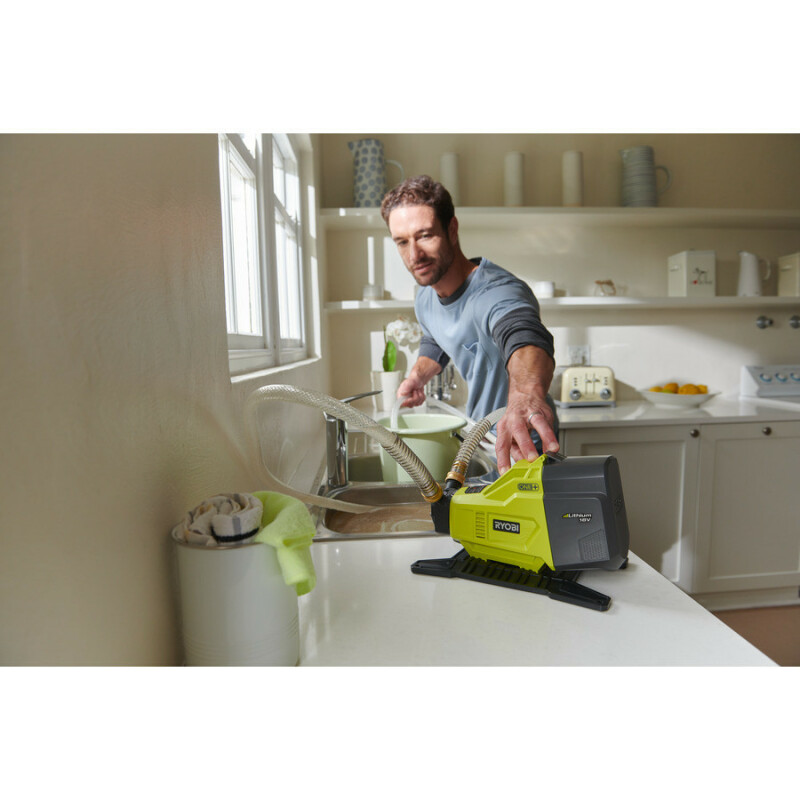 Аккумуляторный насос для перекачивания воды RYOBI R18TP-0 ONE+ 18В 25л/мин - Зображення 3