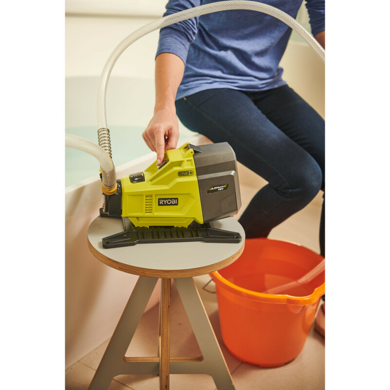 Аккумуляторный насос для перекачивания воды RYOBI R18TP-0 ONE+ 18В 25л/мин - Зображення 8