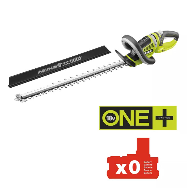 Аккумуляторный кусторез  RYOBI OHT1855R ONE+ 18v лезвие 55 см.