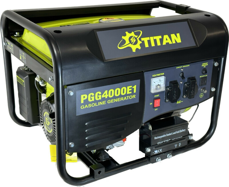 Бензиновый генератор TITAN PGG4000E 3.2kW с электростартером - Зображення 4