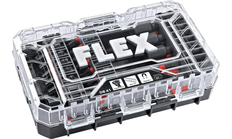 Набор бит для ударного шуруповерта FLEX DB 41 530494 41предмет - Зображення 1