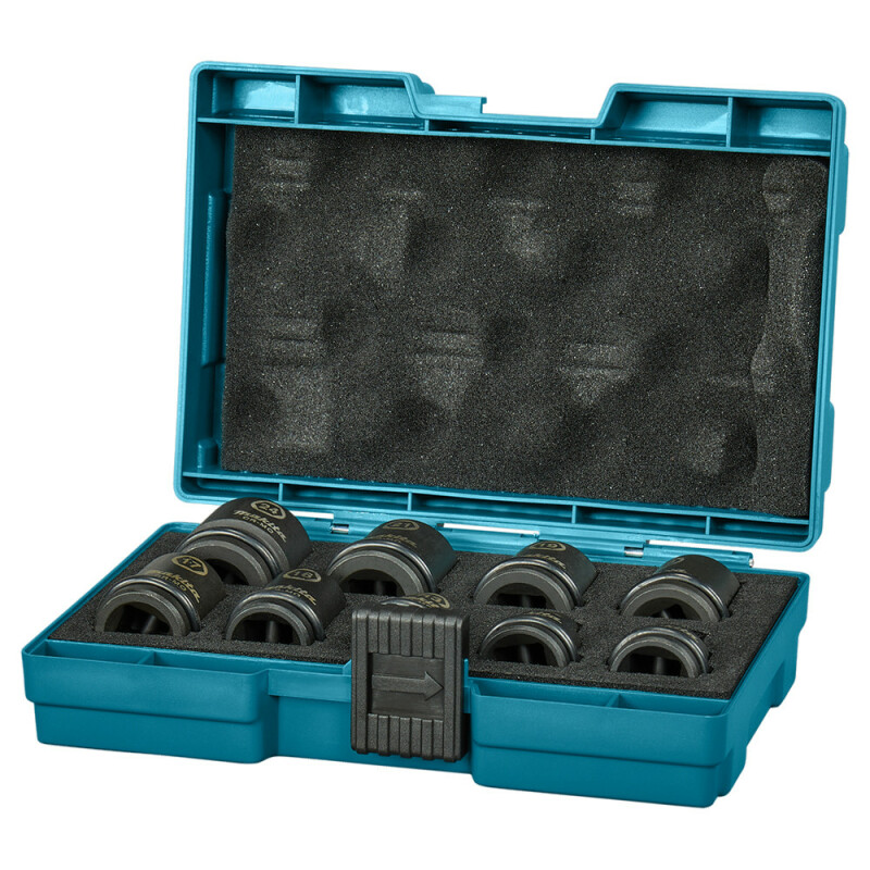 Набор ударных головок Makita Impact Black  9 шт. (8, 10, 13, 16, 17, 18, 19, 21, 24 мм) (E-16564) - Изображение 1