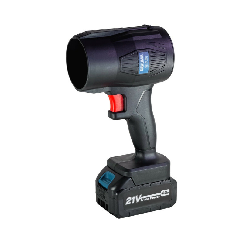Воздуходувка турбо аккумуляторная SAKUMA CBT621-CORE SET124SB 21В 60 м/с зарядное и 2 аккумулятора 4Ач бесщеточный двигатель - Изображение 2