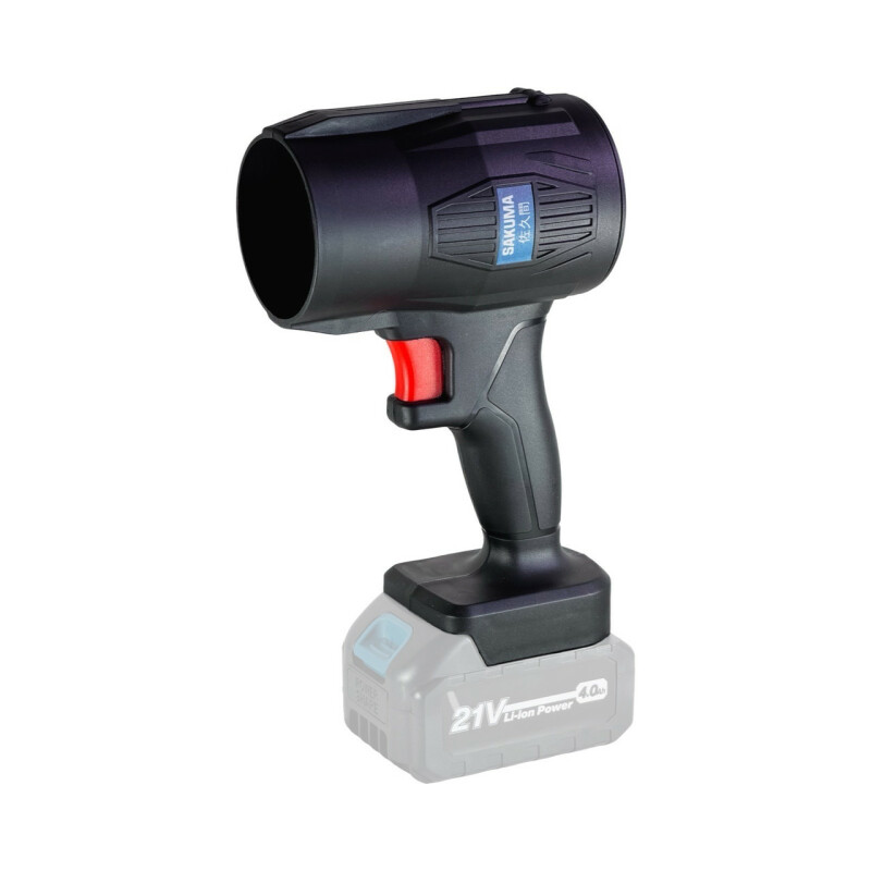 Воздуходувка турбо аккумуляторная SAKUMA CBT621-CORE SET124SB 21В 60 м/с зарядное и 2 аккумулятора 4Ач бесщеточный двигатель - Изображение 4