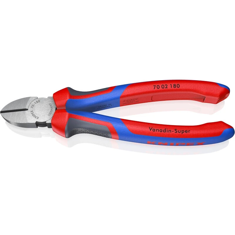 Кусачки боковые (бокорезы) KNIPEX 70 02 180 Ø4,0мм, 180мм