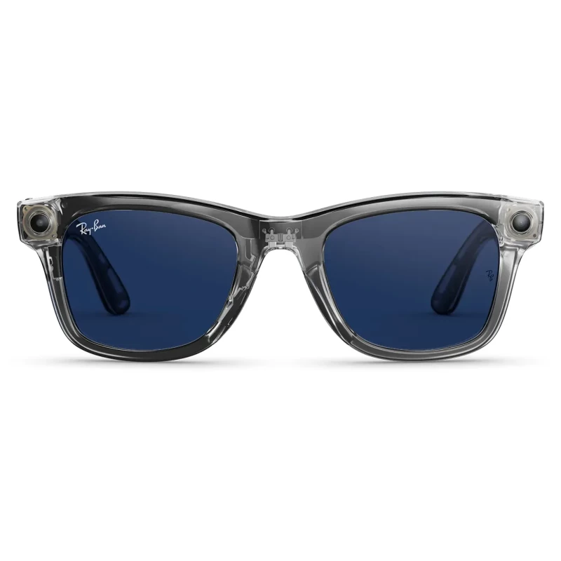 Ray-Ban Meta Wayfarer Gen 2 Standard Shiny Transparent Grey Frame/Clear Sapphire Lenses (RW4012 6840MF 53-22) - Изображение 2