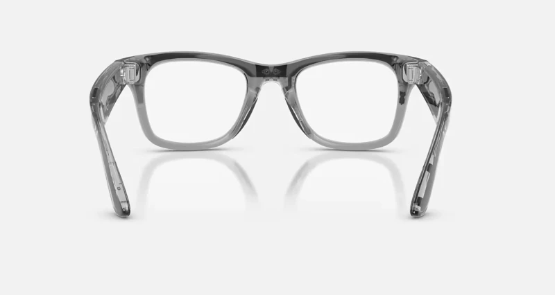 Ray-Ban Meta Wayfarer Gen 2 Standard Shiny Transparent Grey Frame/Clear Sapphire Lenses (RW4012 6840MF 53-22) - Изображение 4