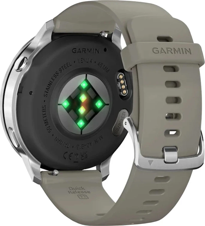 Смарт-часы Garmin Venu 4 45 mm Silver with Silver Gray Silicone Band (010-03014-01/41) - Изображение 1