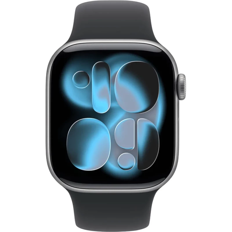 Apple Watch Series 11 GPS 42mm Space Grey Alu. Case w. Black S. Band - S/M (MEQW4) - Изображение 1
