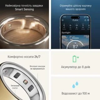 Oura Ring 4 Gold Size 12 (JZ90-54216-12) - Зображення 2