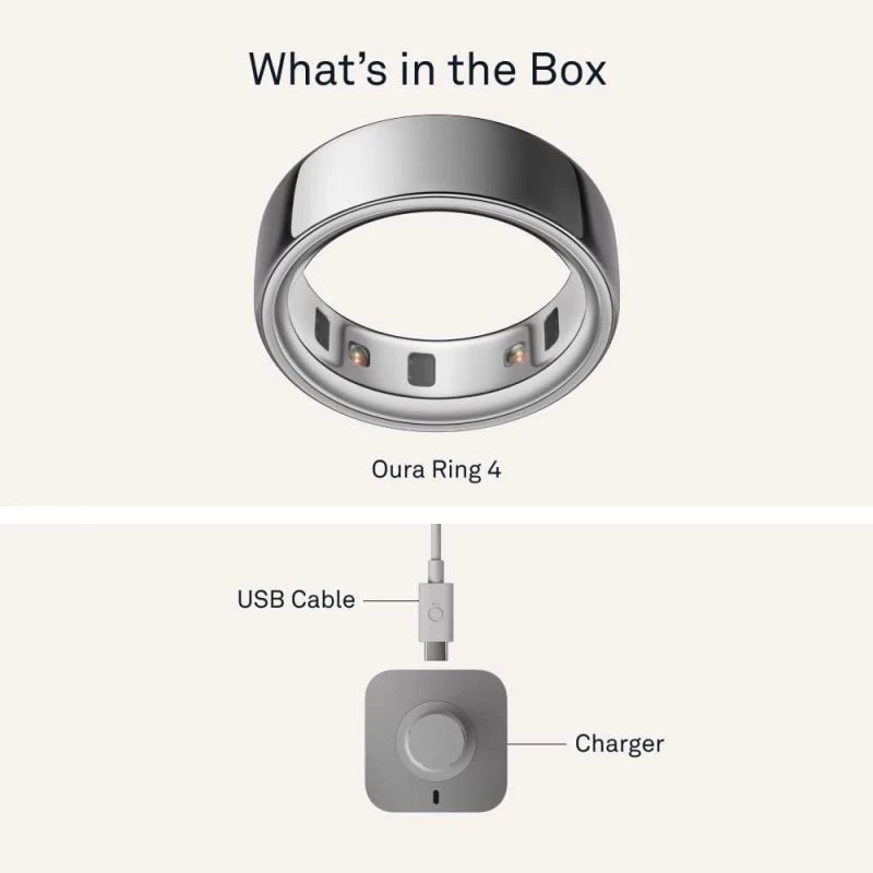 Oura Ring 4 Stealth Size 8 (JZ90-54218-08) - Зображення 1