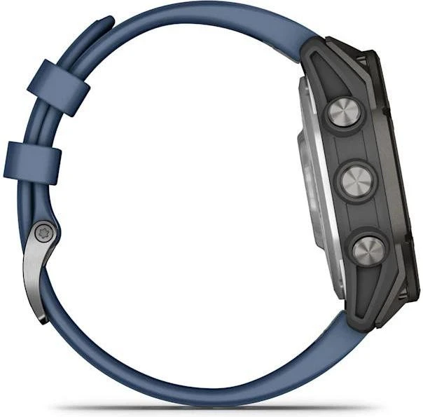 Смарт-годинник Garmin Fenix 8 Pro 47 mm AMOLED Marine GPS Titanium with Blue Silicone Band (010-03198-50) - Зображення 8