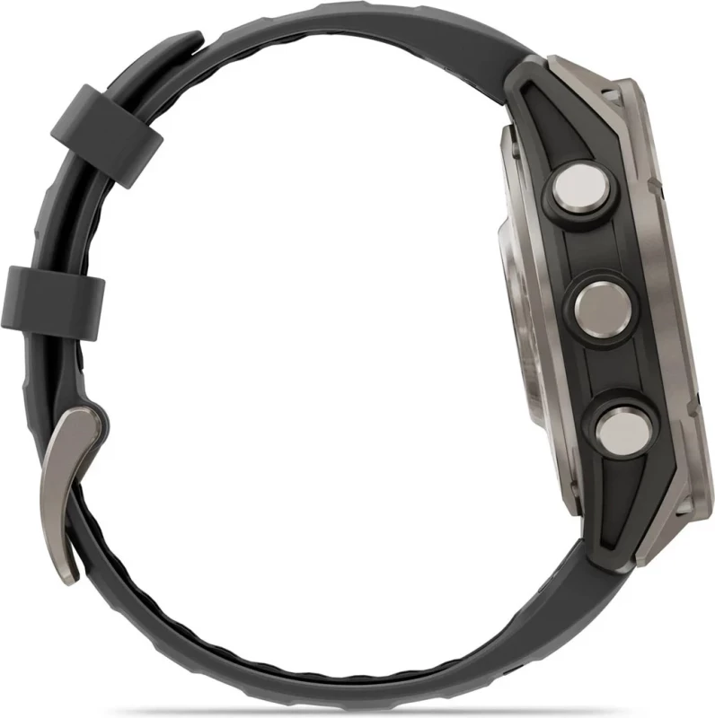 Garmin Fenix 8 Pro 47 mm AMOLED Titanium with Graphite/Black (010-03198-10/11) - Изображение 1