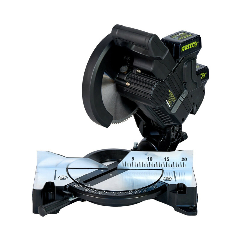 Бесщеточная аккумуляторная пила TITAN PCMS1021B 255mm 42V 21V+21V - Изображение 6