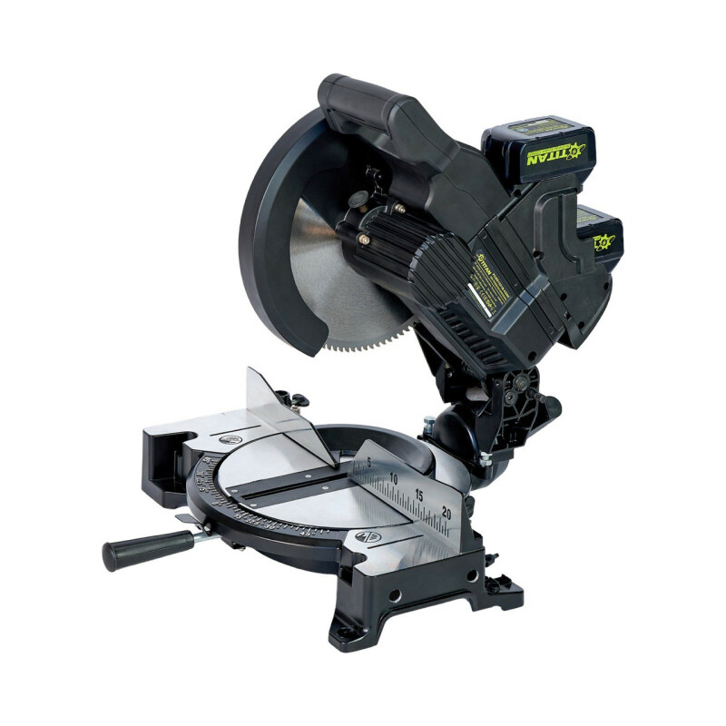 Бесщеточная аккумуляторная пила TITAN PCMS1021B 255mm 42V 21V+21V - Изображение 4