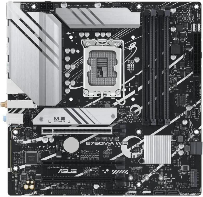ASUS PRIME B760M-A WIFI (90MB1EL0-M1EAY0) - Изображение 1
