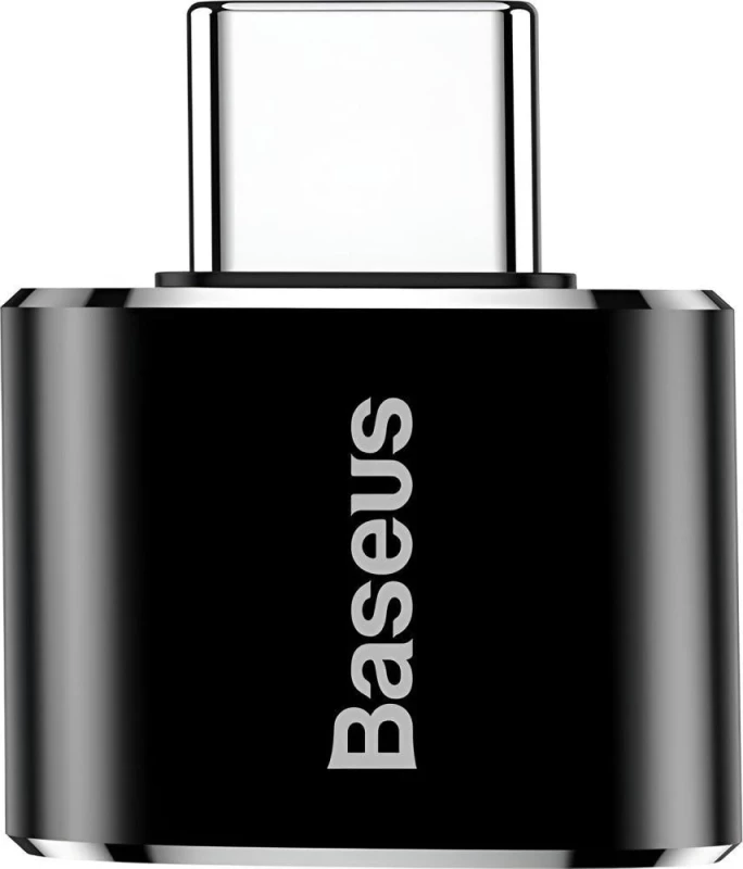 Baseus USB Female To Type-C Male Adapter Converter Black (CATOTG-01) - Зображення 3