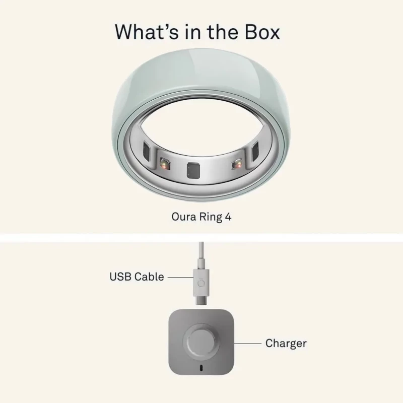 Oura Ring 4 Ceramic Tide Size 8 (JZ90-57461-08) - Зображення 5