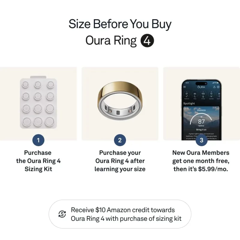 Oura Ring 4 Gold Size 11 (JZ90-54216-11) - Зображення 7