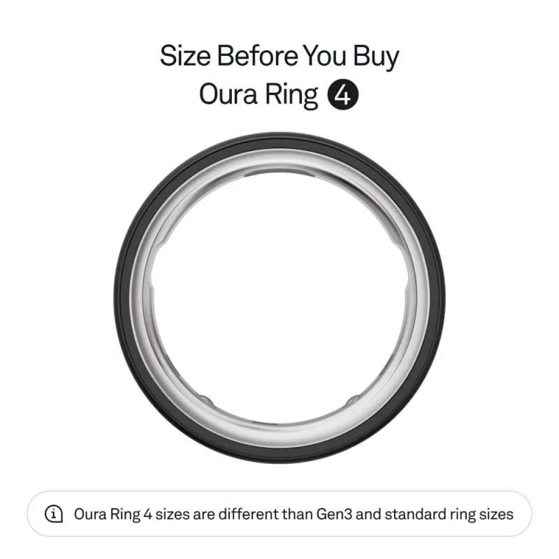 Oura Ring 4 Stealth Size 7 (JZ90-54218-07) - Зображення 6