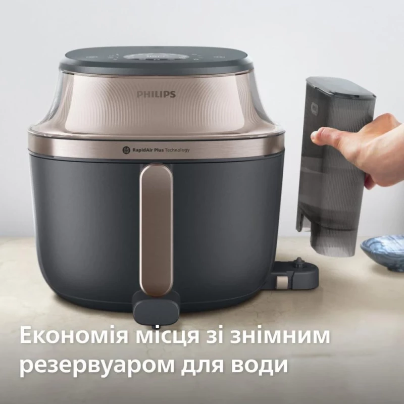 Мультипечь Philips Series 5000 OVI SteamFry NA547/07 - Зображення 7