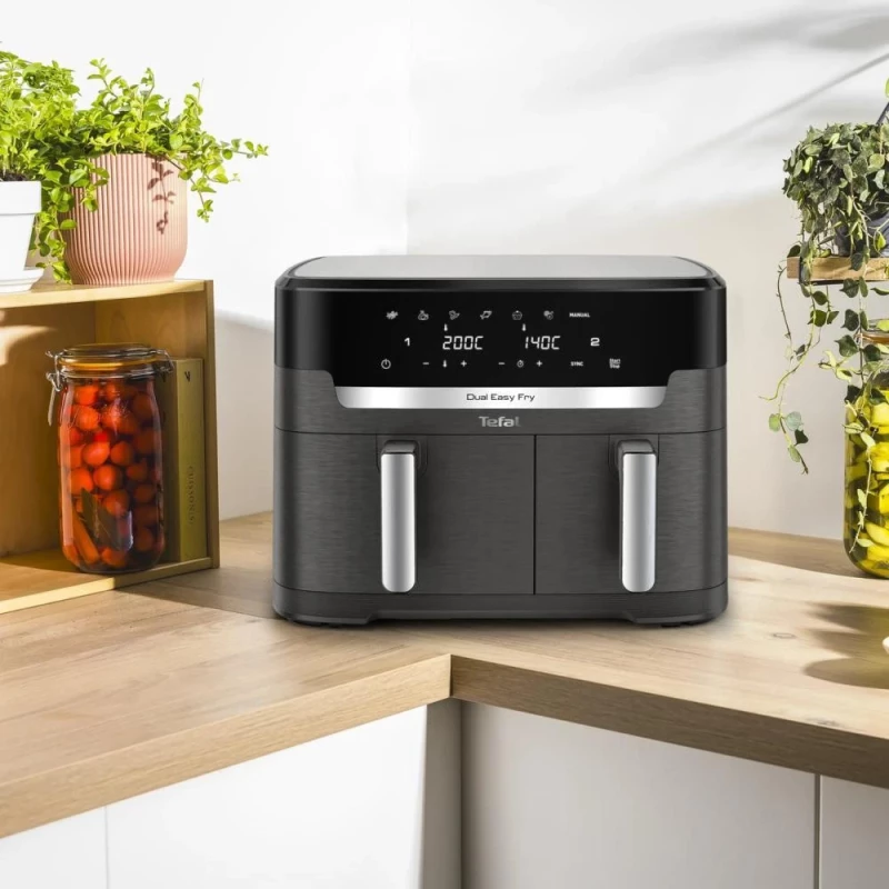 Мультипечь Tefal Dual Easy Fry XXL EY942HE0 - Зображення 2