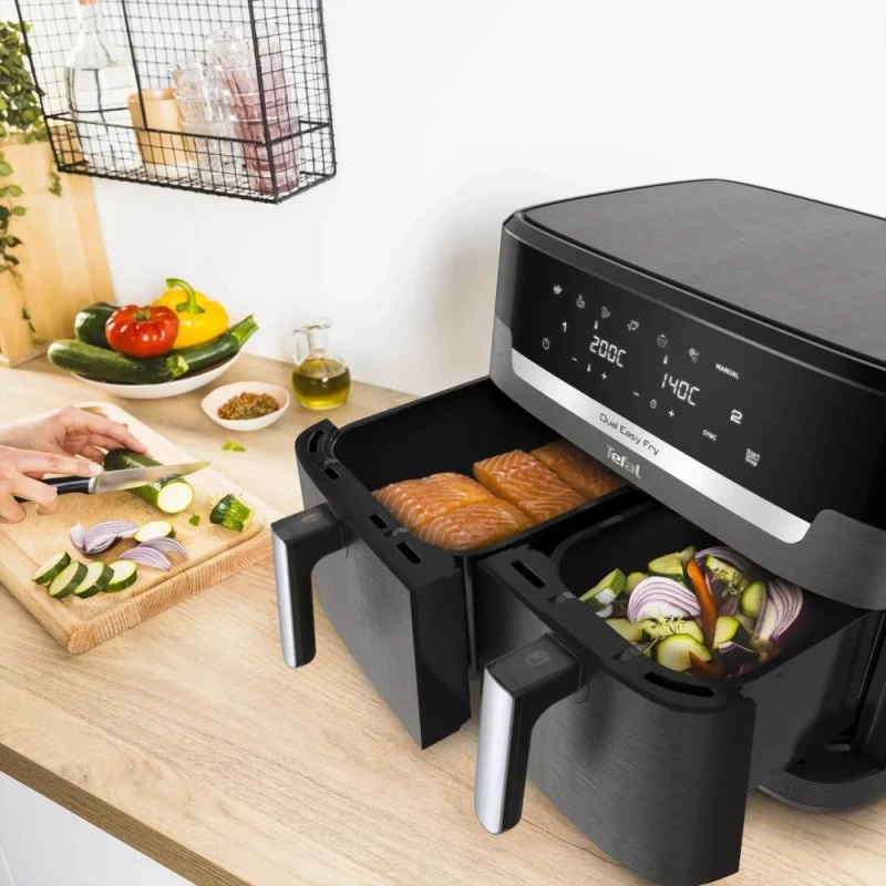 Мультипечь Tefal Dual Easy Fry XXL EY942HE0 - Зображення 3