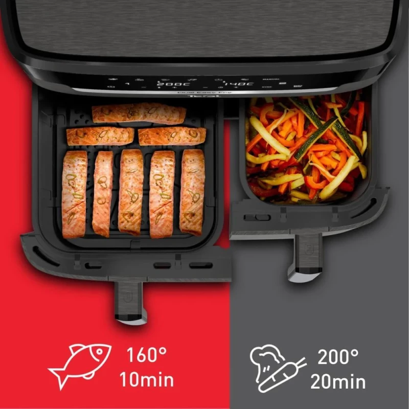 Мультипечь Tefal Dual Easy Fry XXL EY942HE0 - Зображення 6